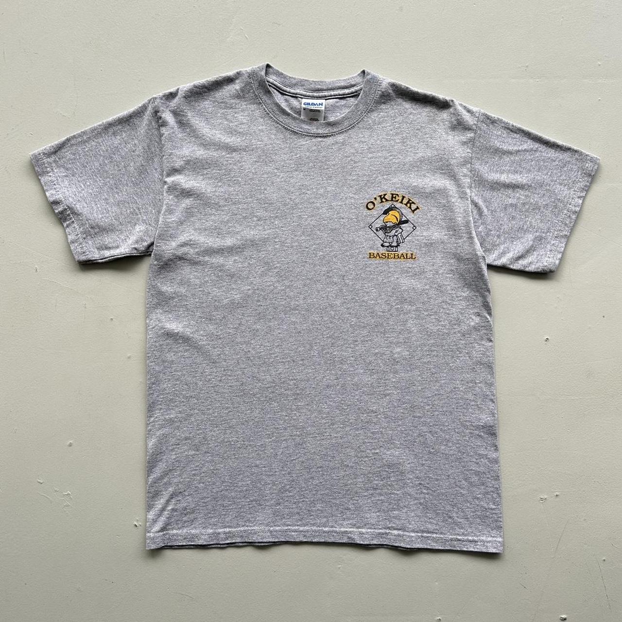 Grey O'Keiki Baseball 00s Vintage T-shirt - Medium