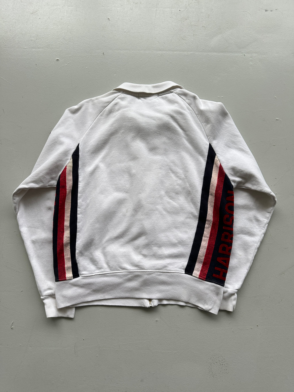 White 69 Motorsport Y2K Zip-Up Sweatshirt- Large