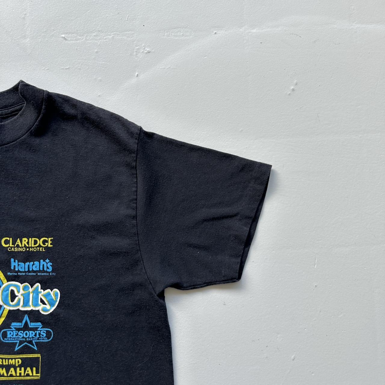 Black Atlantic City 90s Vintage T-shirt - Small