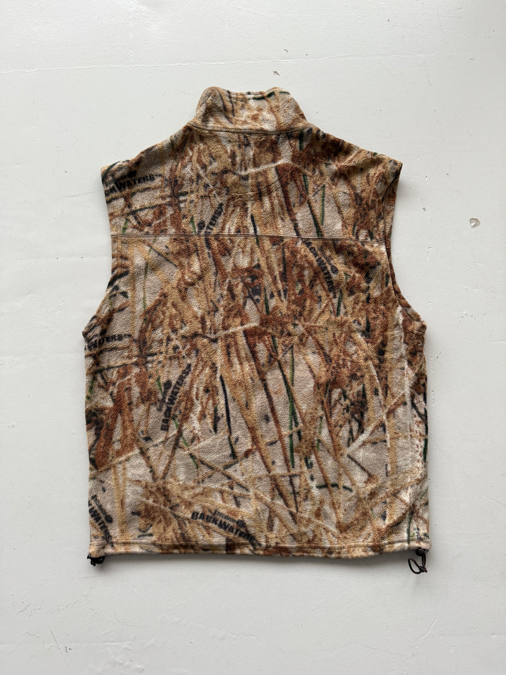 Real Tree Camo Vintage 90's Cabela's Fleece Vest - Medium