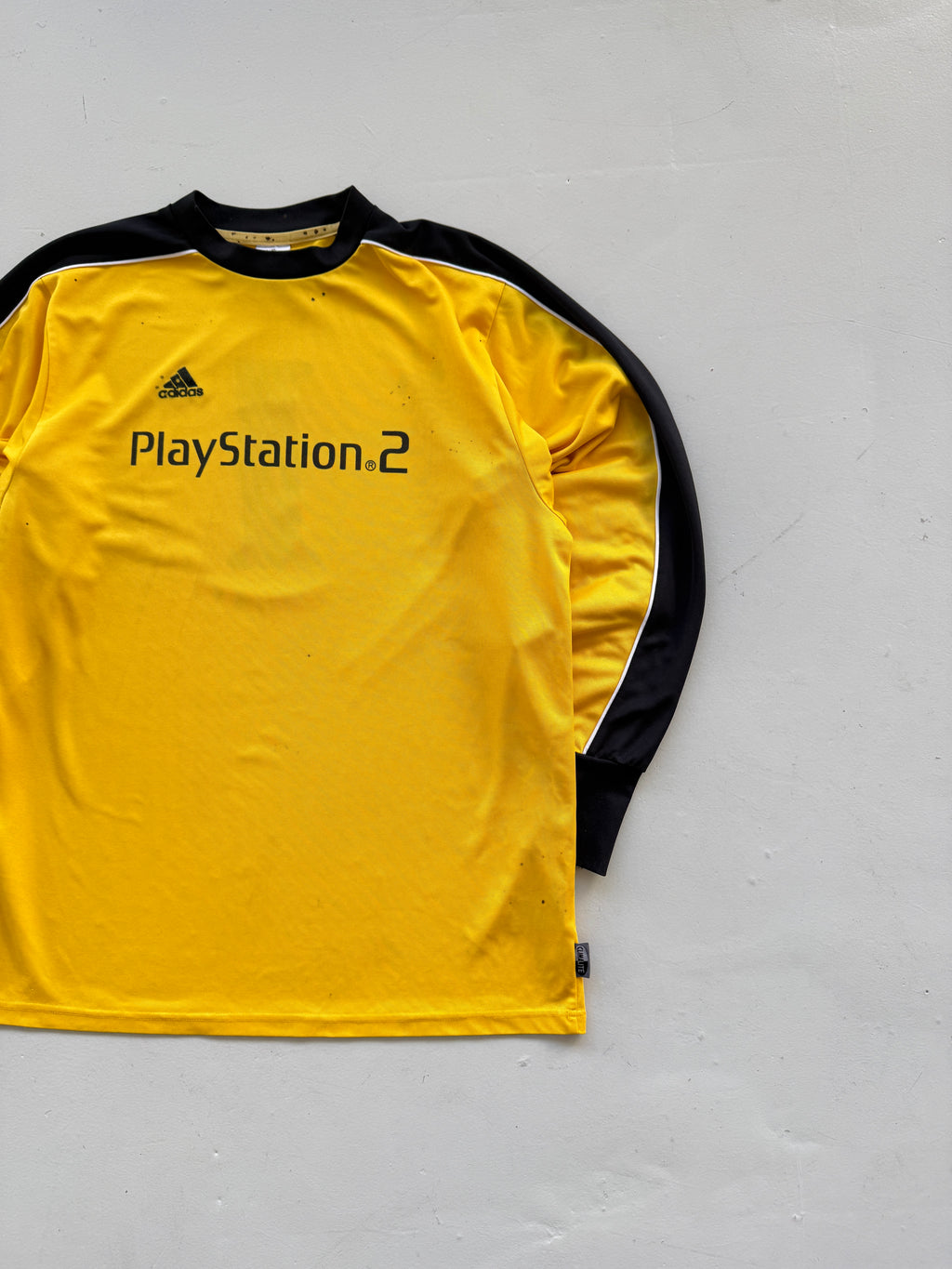 Adidas PlayStation 2 Y2K Vintage Long Sleeve Football Shirt #1 - Medium