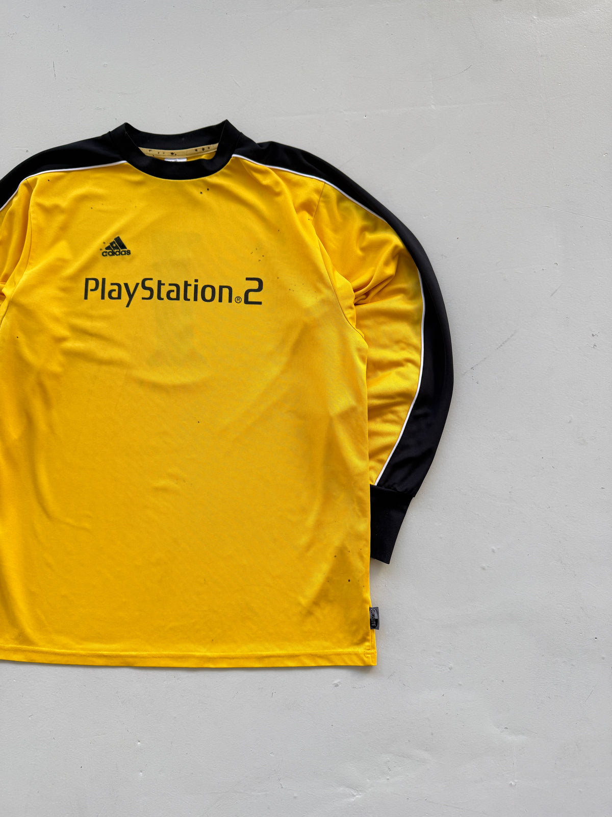 Adidas PlayStation 2 Y2K Vintage Long Sleeve Football Shirt #1 - Medium