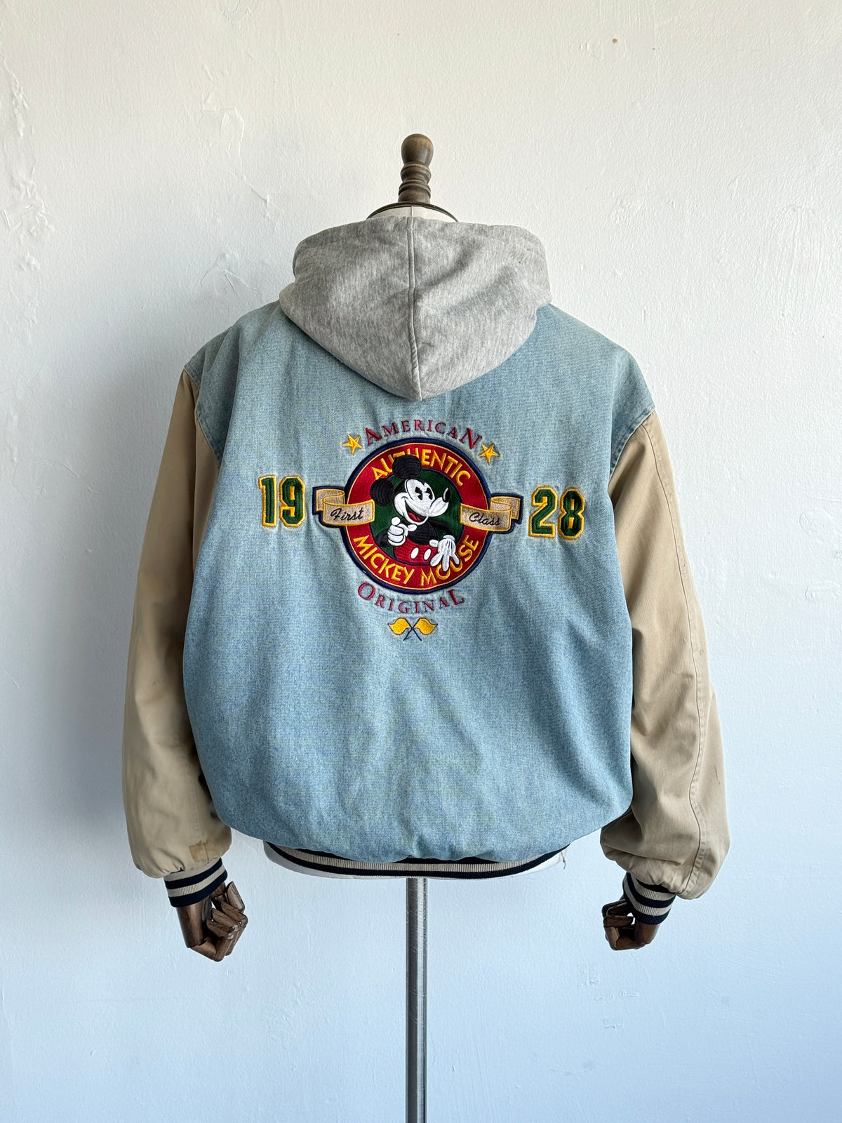 Disney Store Mickey Mouse American Original 90s Varsity Jacket