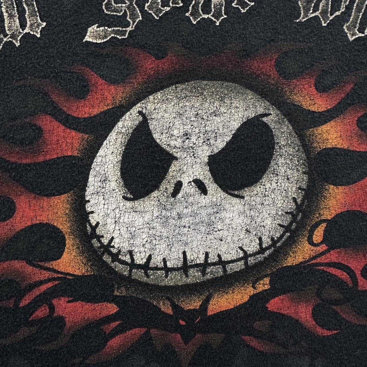 Black Nightmare Before Christmas 00s Vintage Graphic T-Shirt - XL