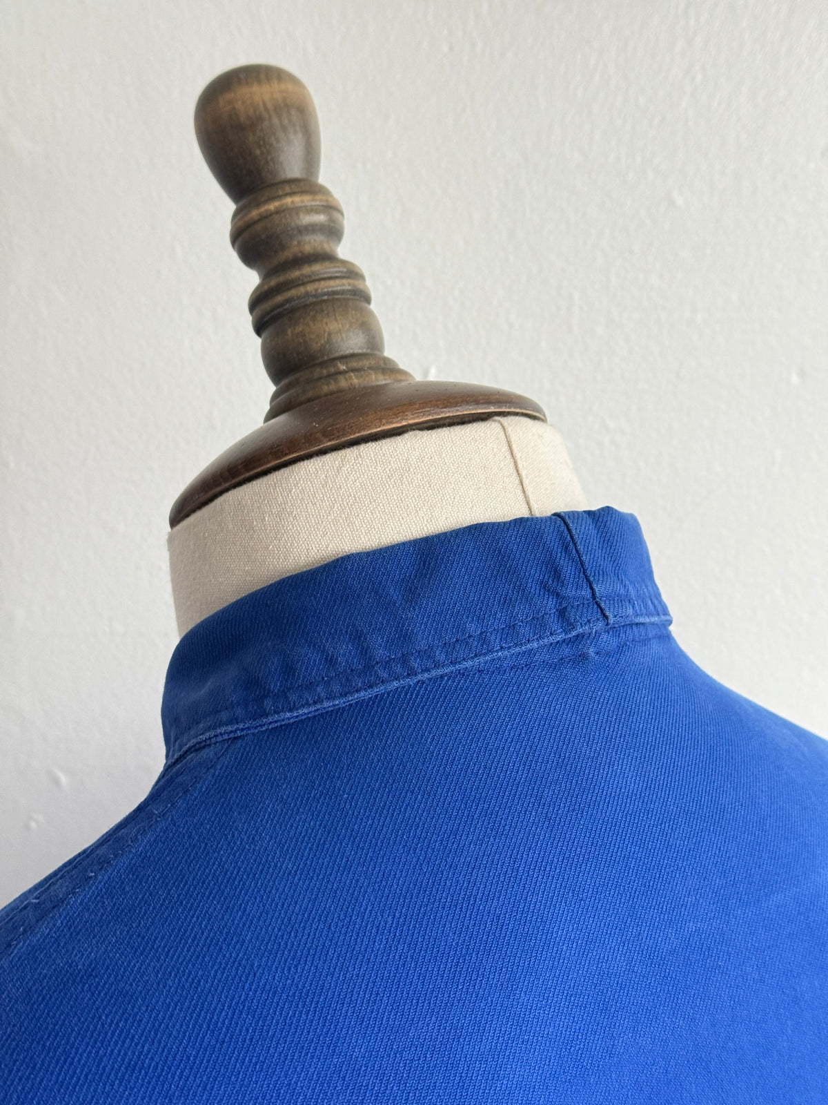 Blue French 1970's Vintage Workwear Chore Jacket CH552 - Medium