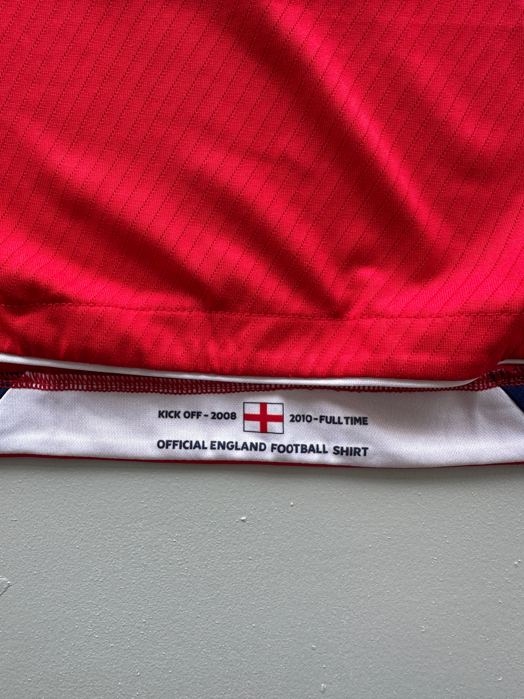 Umbro England 2008-10 Away Long Sleeve Vintage Football Shirt - XL