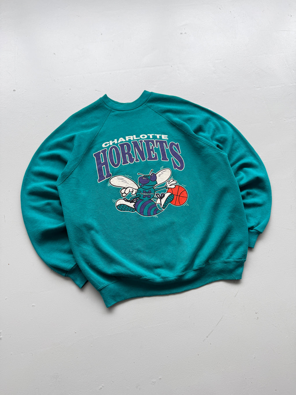Artex Charlotte Hornets NBA 90's Vintage Sweatshirt - Large