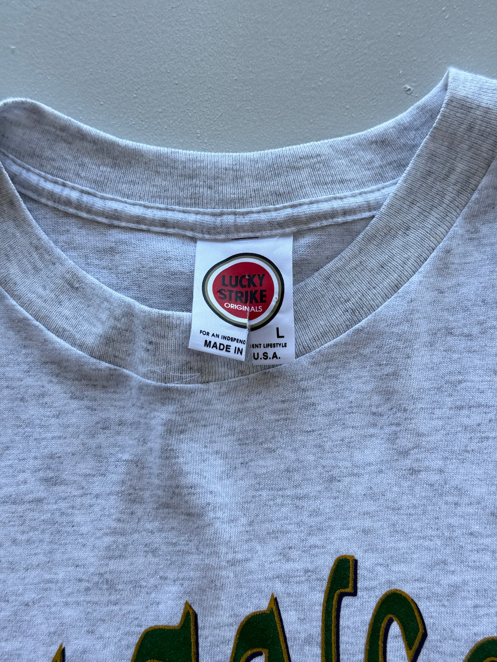 Lucky Strike Originals Branson Missouri Made in USA 90's Vintage Single Stitch T