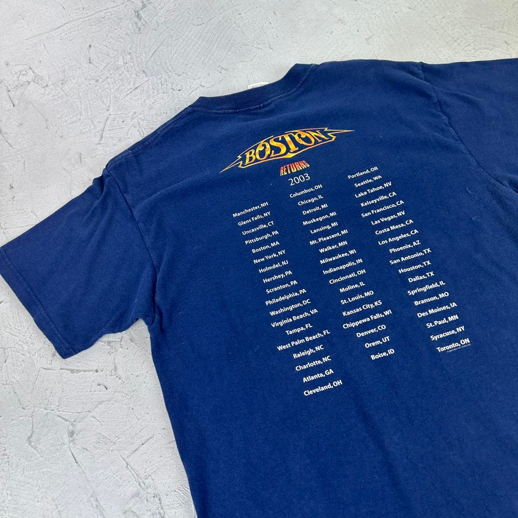 Boston 2003 00’s vintage Navy T-shirt - Large