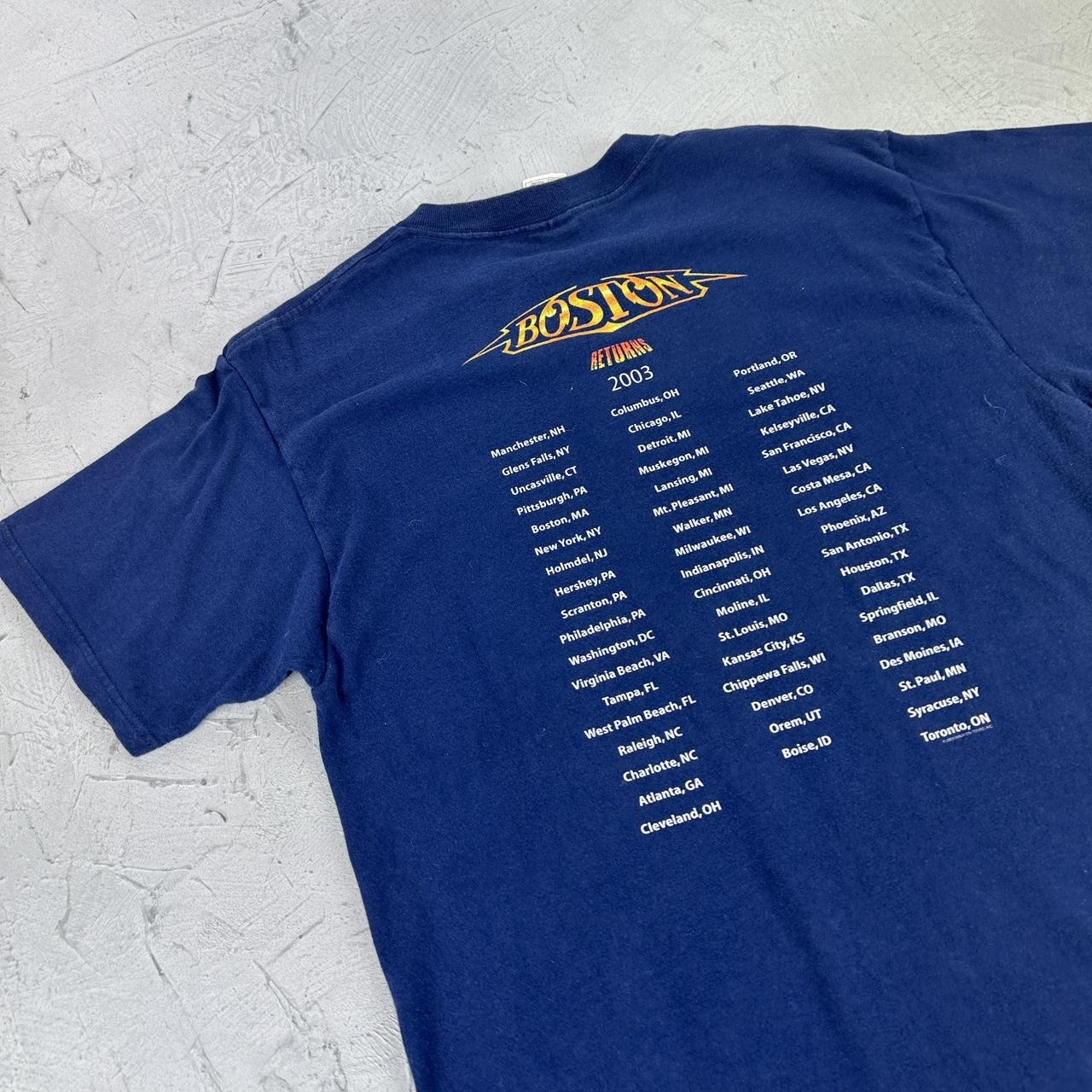 Boston 2003 00’s vintage Navy T-shirt - Large