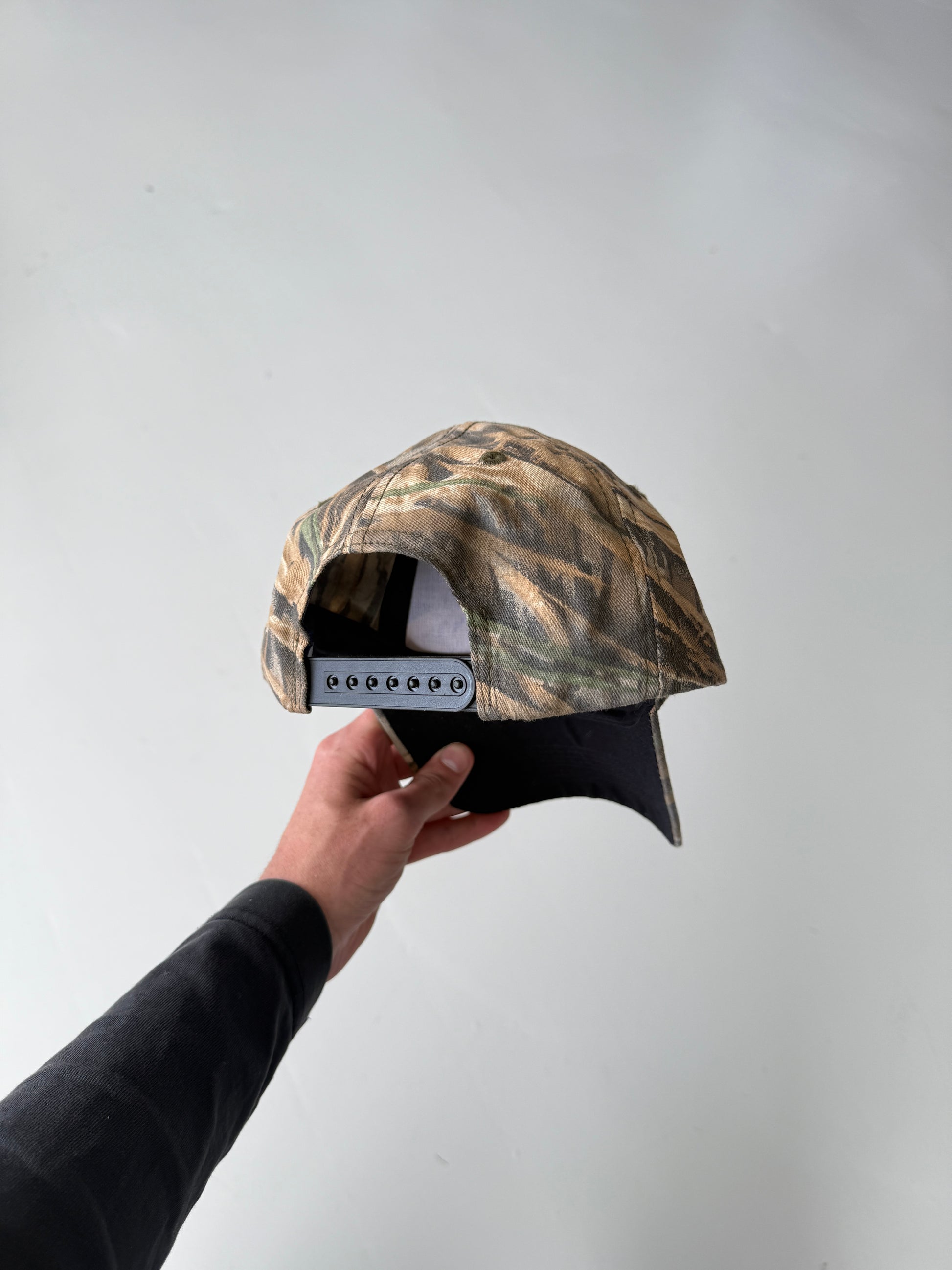 Green Camo RAB INC. Vintage Cotton SnapBack Trucker Cap
