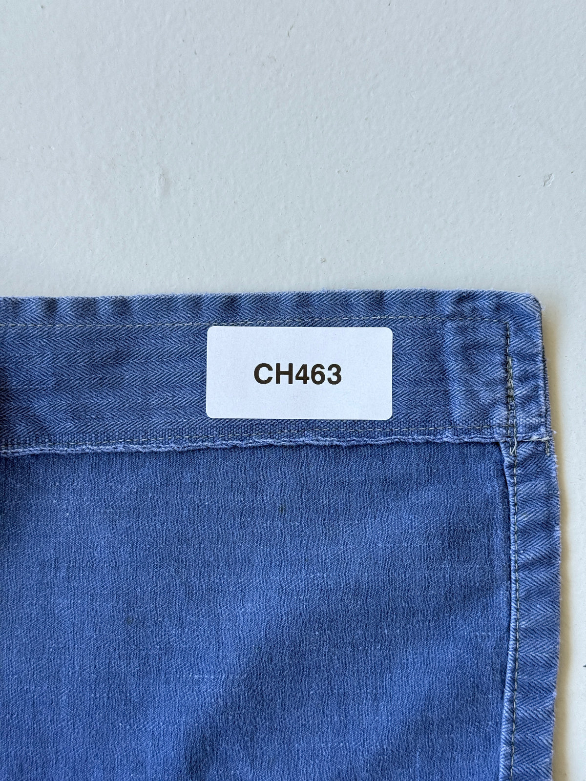 Faded Blue French 1950's Vintage Workwear Chore Jacket CH463 - Small