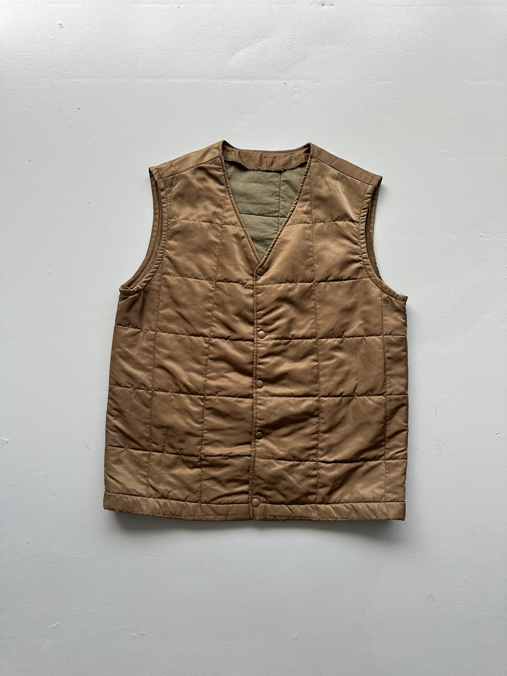 American Vintage Military Style Quilted Liner Vest Vintage - Medium