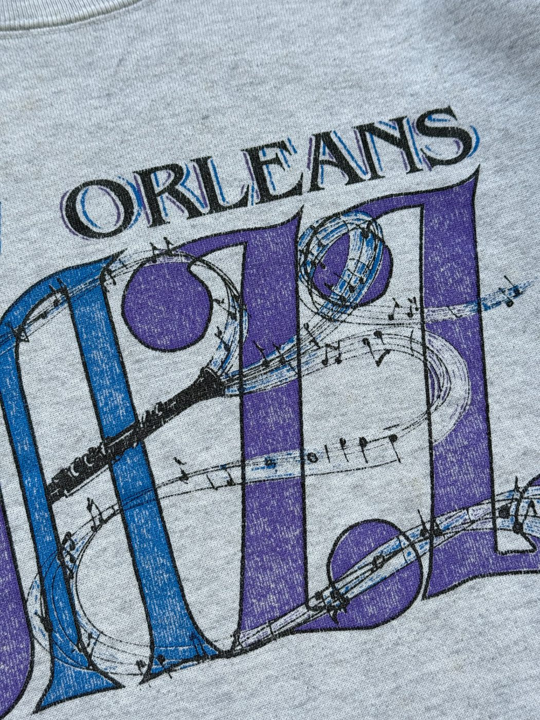 New Orleans Jazz American Vintage  90's Vintage Sweatshirt - Medium
