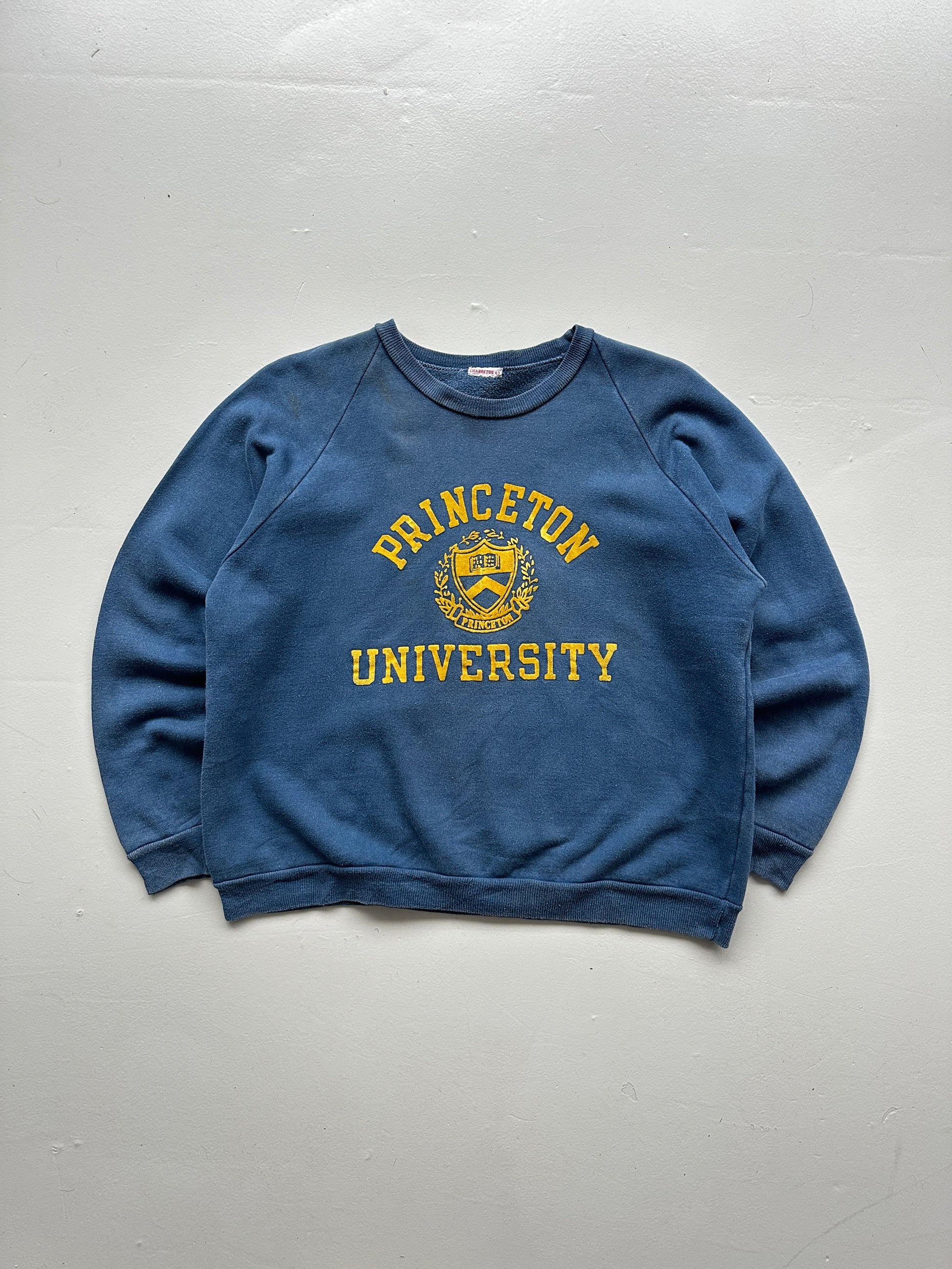 Blue Princeton University 1963 60's/70's Vintage Sweatshirt - Women's 8-10