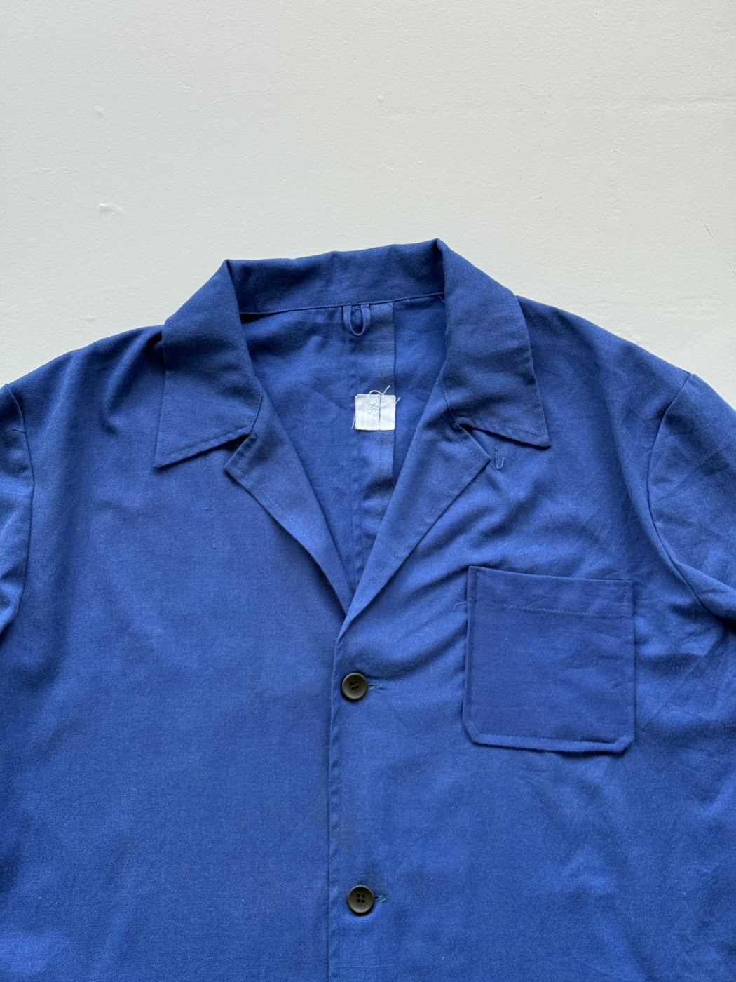 Navy Vintage French Handmade 80s Blazer Style Work Jacket CH183 - XL