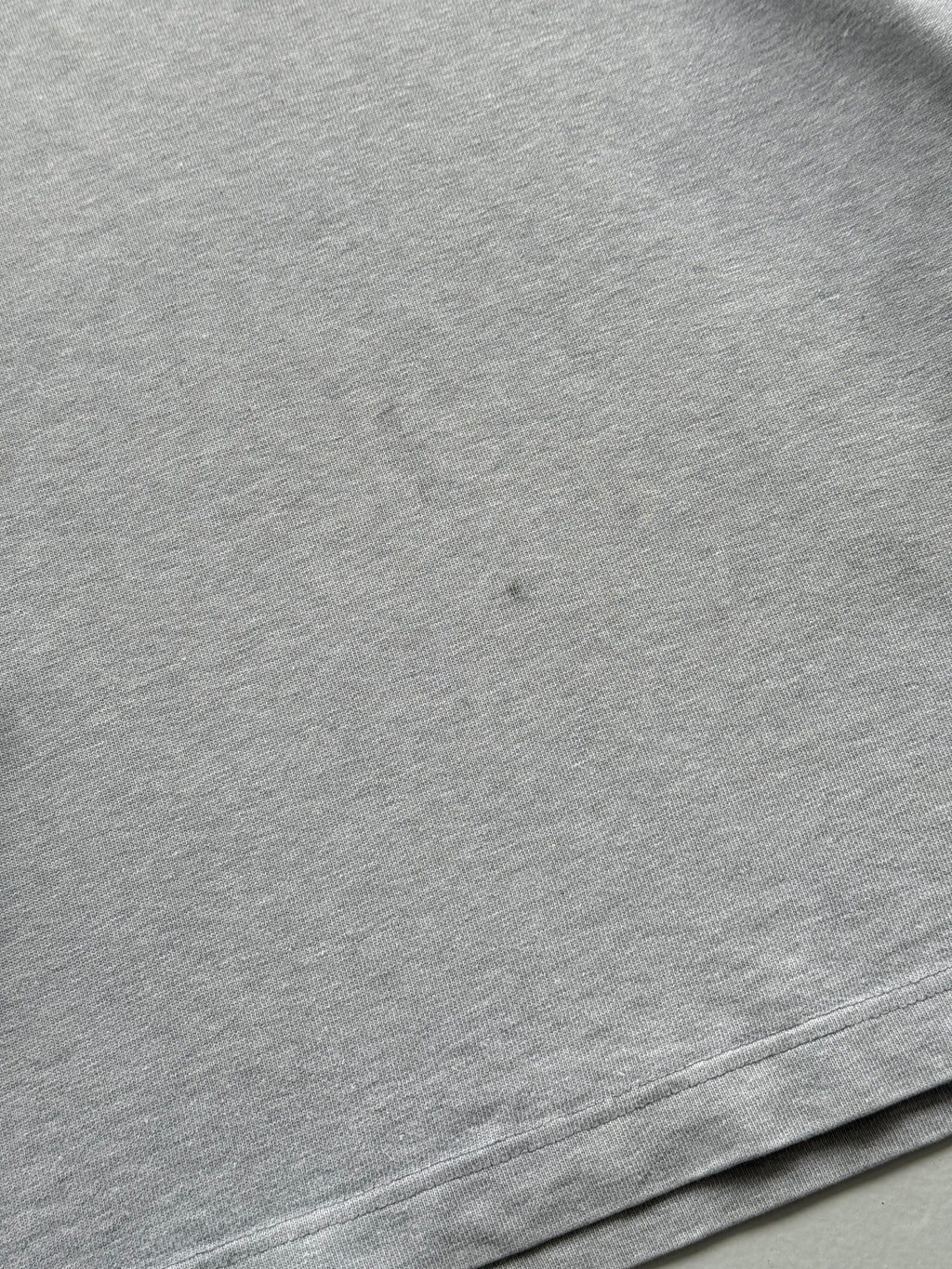 Grey Le Coq Sportif 00's Vintage Y2K Long Sleeve Rugby Jersey Polo - Medium