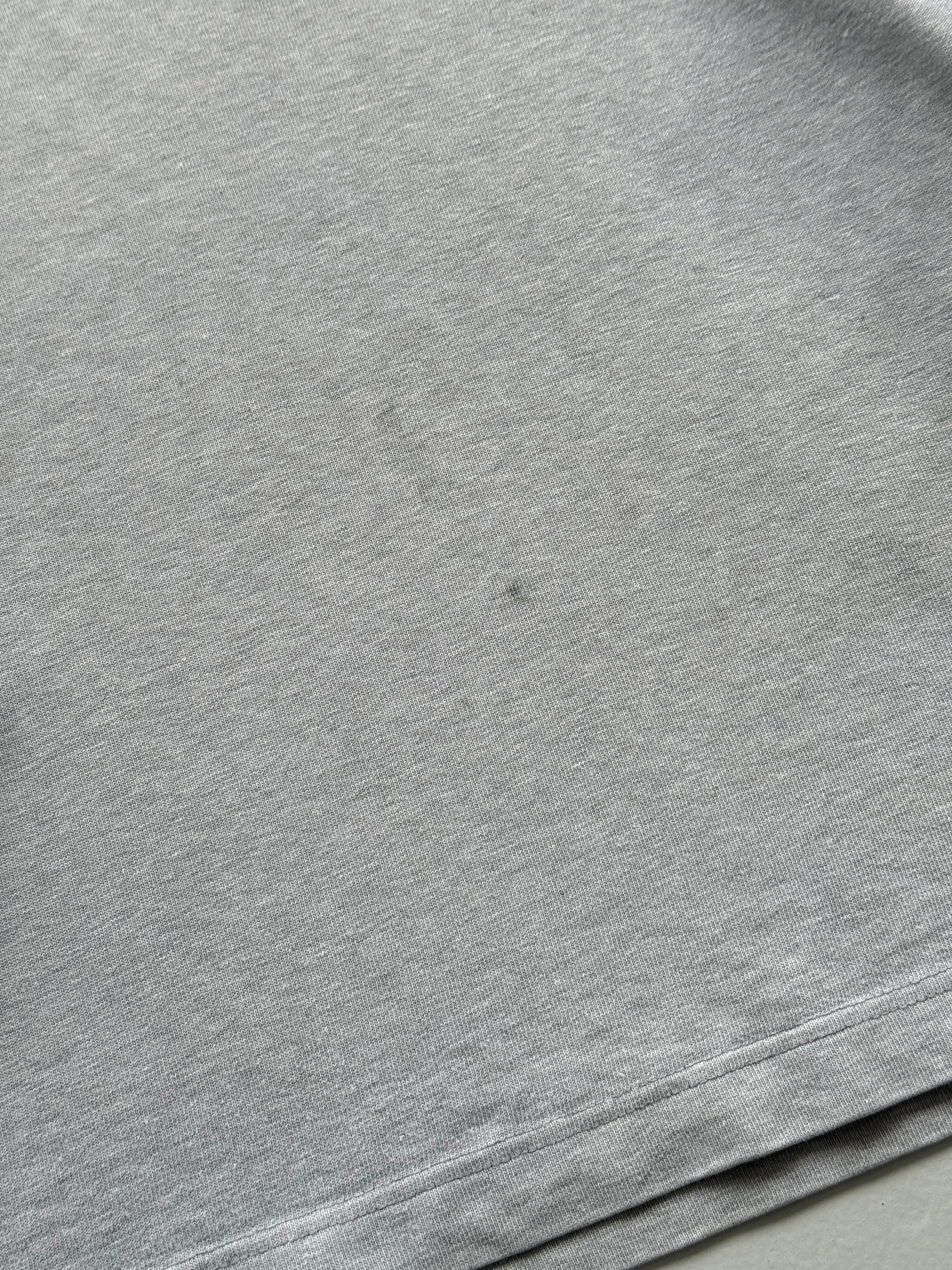 Grey Le Coq Sportif 00's Vintage Y2K Long Sleeve Rugby Jersey Polo - Medium