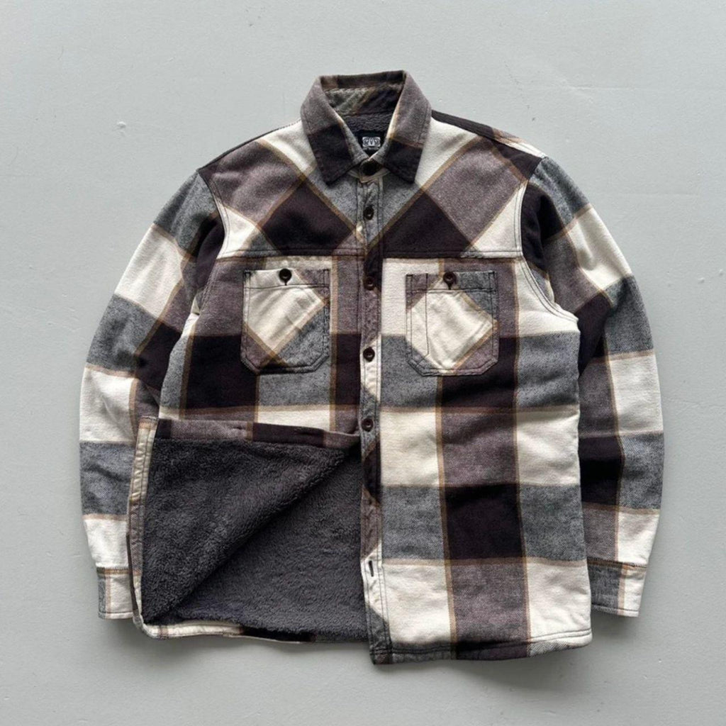 Animal Over-shirt Fleece 00s Y2K Surf-wear Jacket - Large