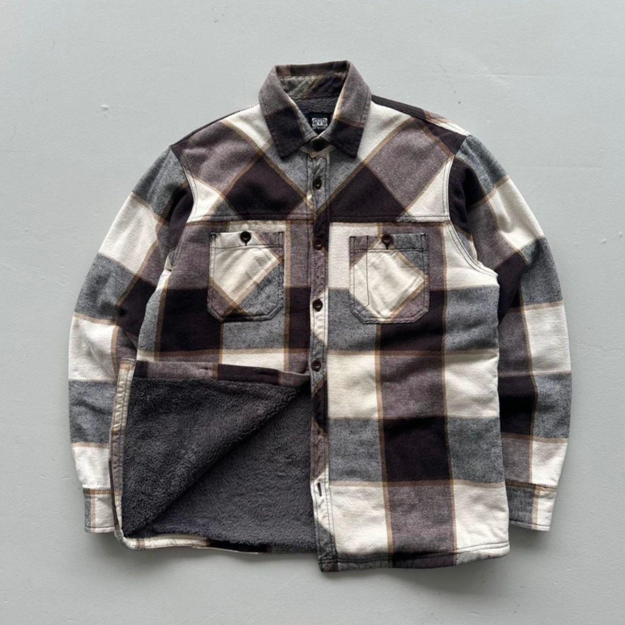 Animal Over-shirt Fleece 00s Y2K Surf-wear Jacket - Large