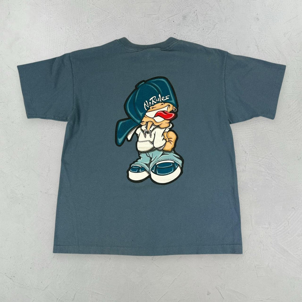 No Rules Navy 90s vintage T-shirt - Small