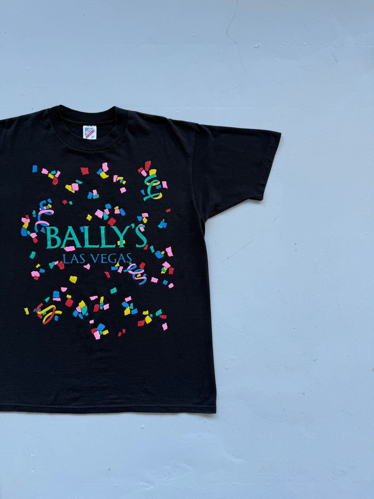 Black Bally's Las Vegas Casino 90's Vintage Single Stitch T-Shirt - Large