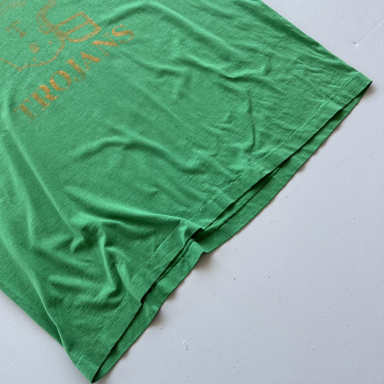 Green Trojans 80s/90s Americana Vintage T-shirt - 2XL