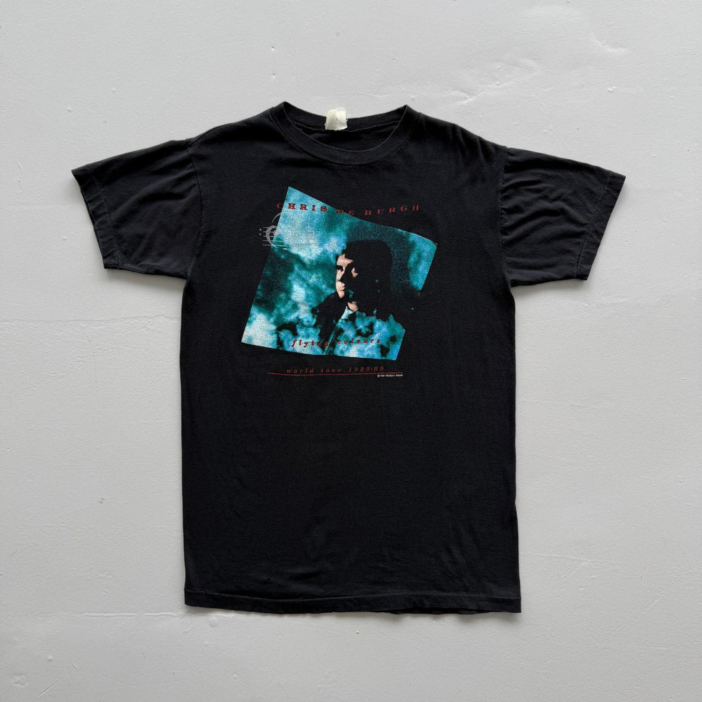 Black Chris De Burgh Vintage 90's Band T-shirt - Large