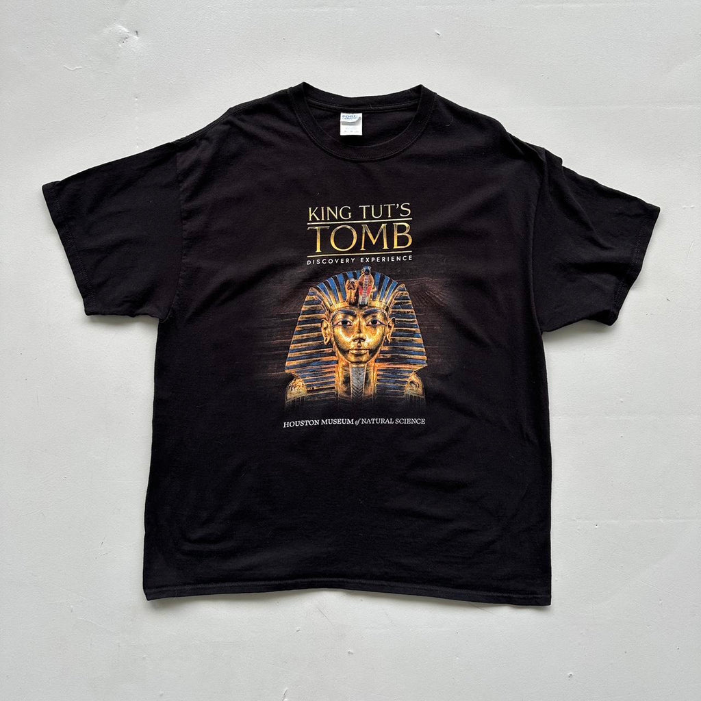 Black Egyptian Tomb 00s Vintage T-shirt - XL