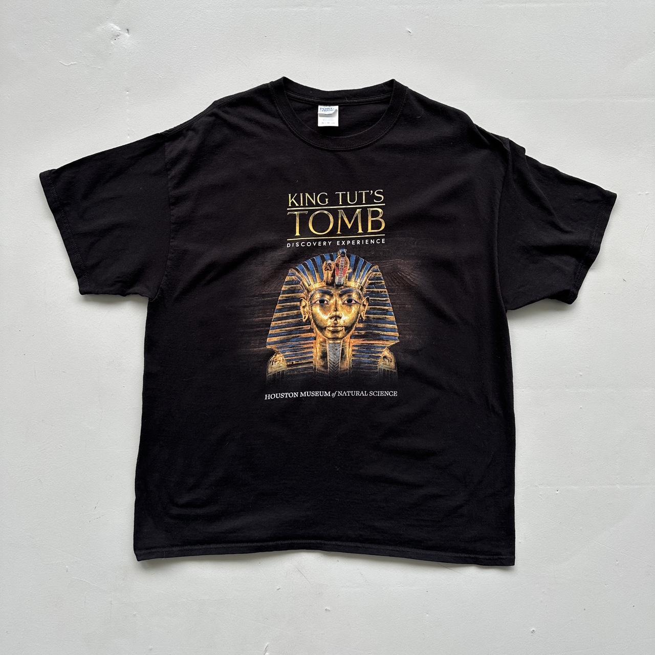 Black Egyptian Tomb 00s Vintage T-shirt - XL