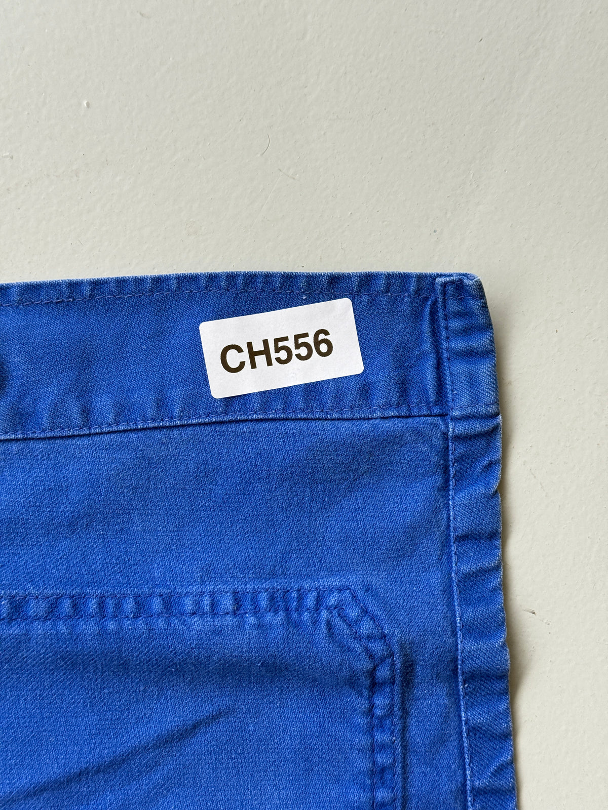 Thrashed Blue Beugnet 60's Vintage Workwear Chore Jacket CH556 - Medium