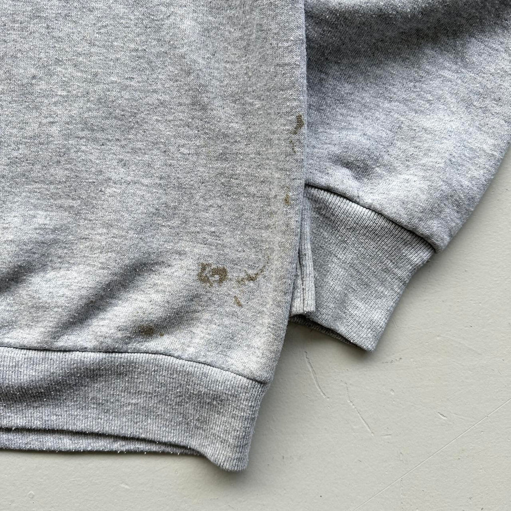 Grey Harvard University 80’s Raglan Vintage Graphic Sweatshirt - Medium