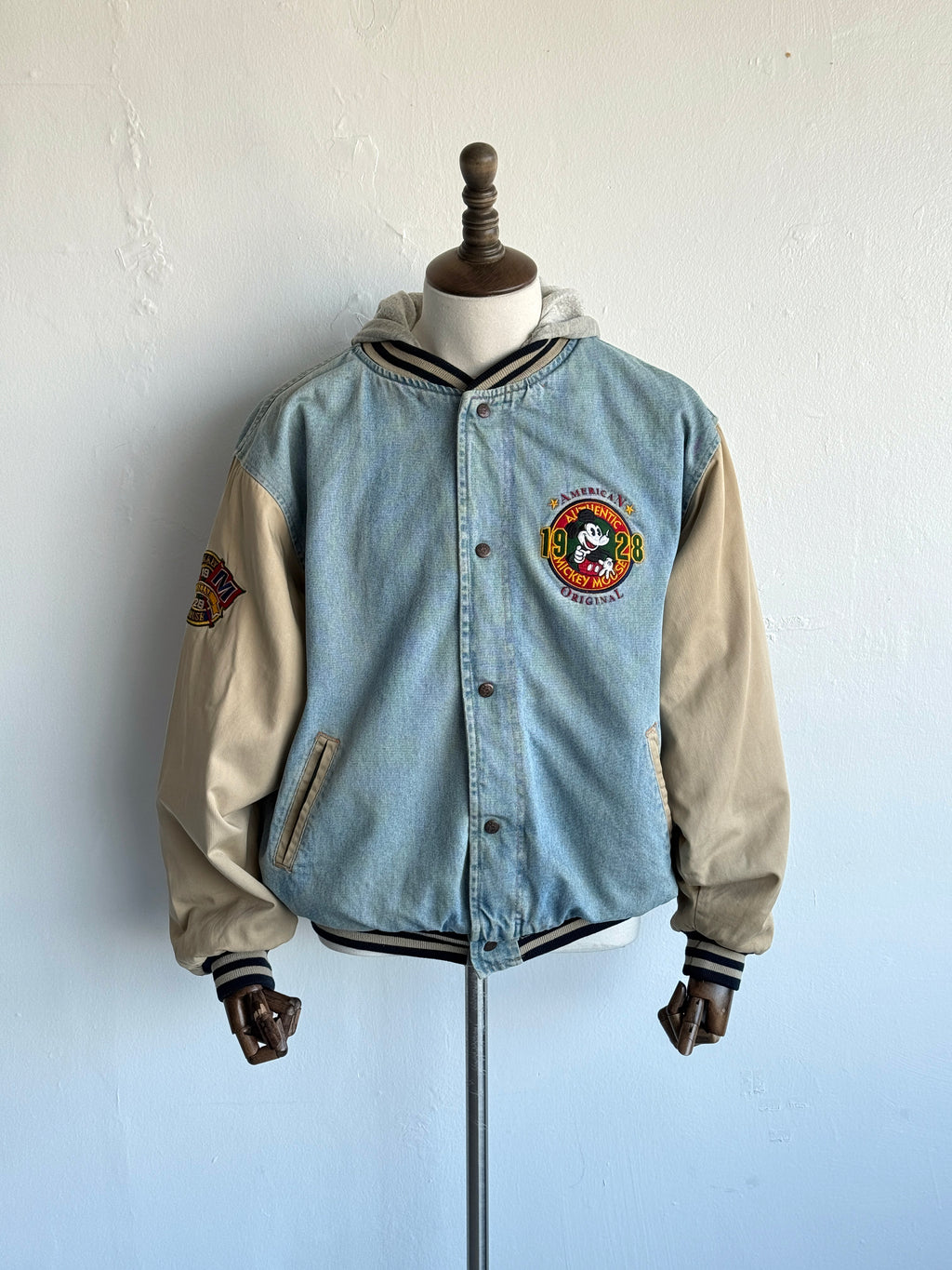 Disney Store Mickey Mouse American Original 90's Varsity Jacket - XL