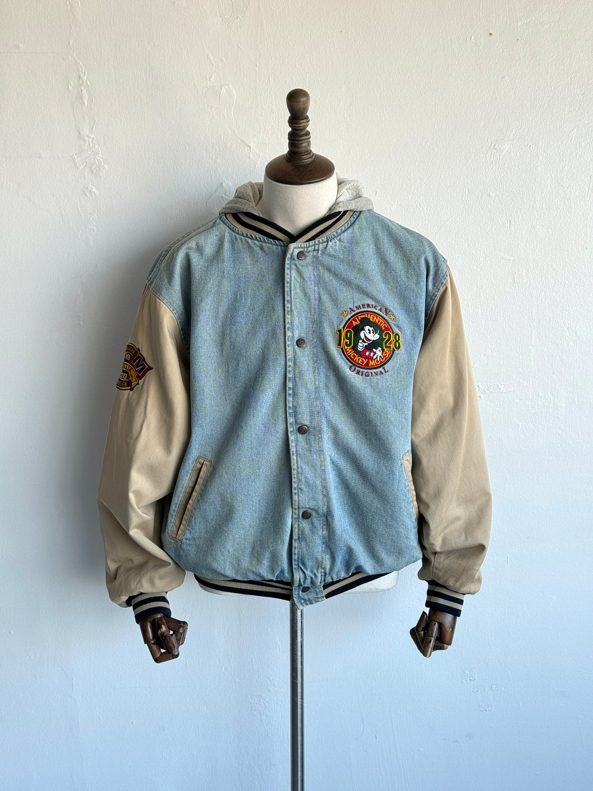 Disney Store Mickey Mouse American Original 90's Varsity Jacket - XL