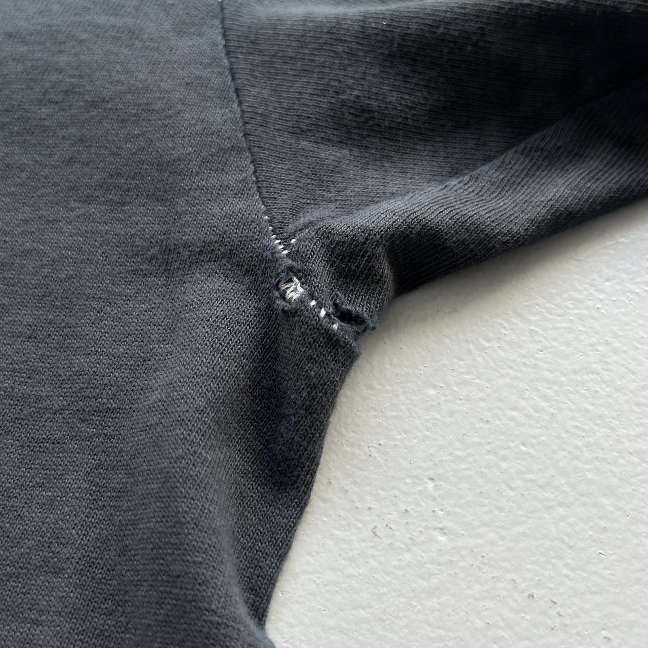 Charcoal Grey / Black Over Dyed Baltimore Ravens Vintage NFL 90's T-shirt - Large