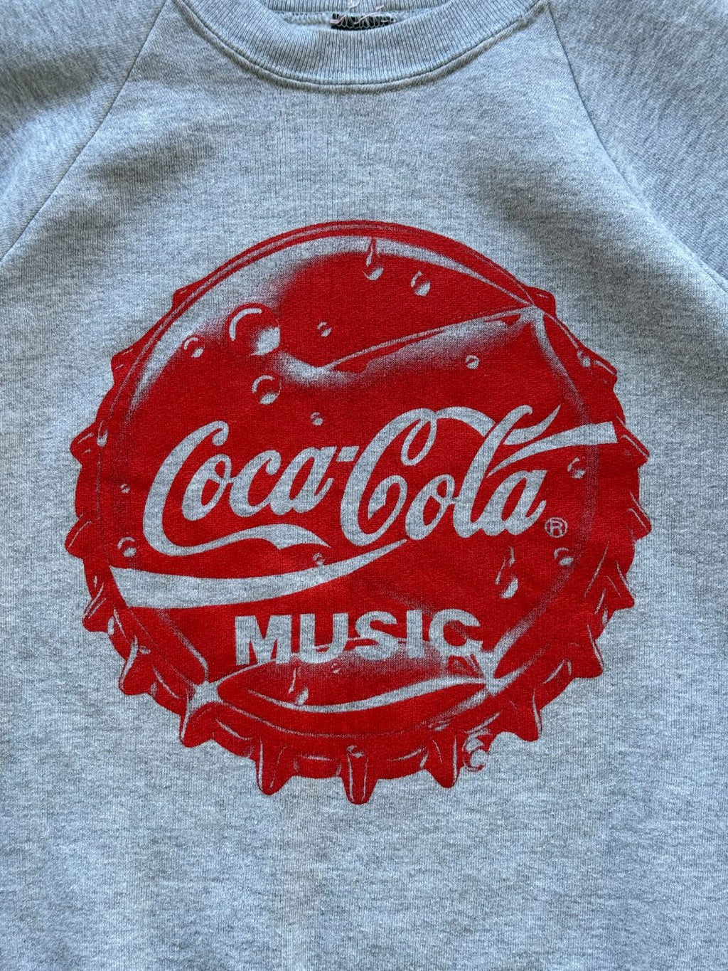 Coca-Cola Music 90's Vintage Sweatshirt - Large