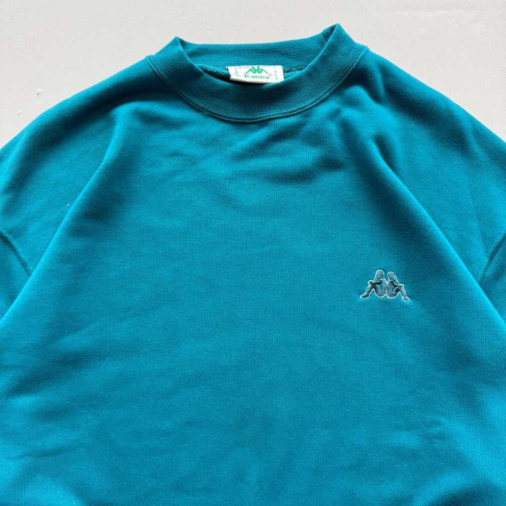 Light Blue Kappa 90's Deadstock Graphic Sweatshirt - XL