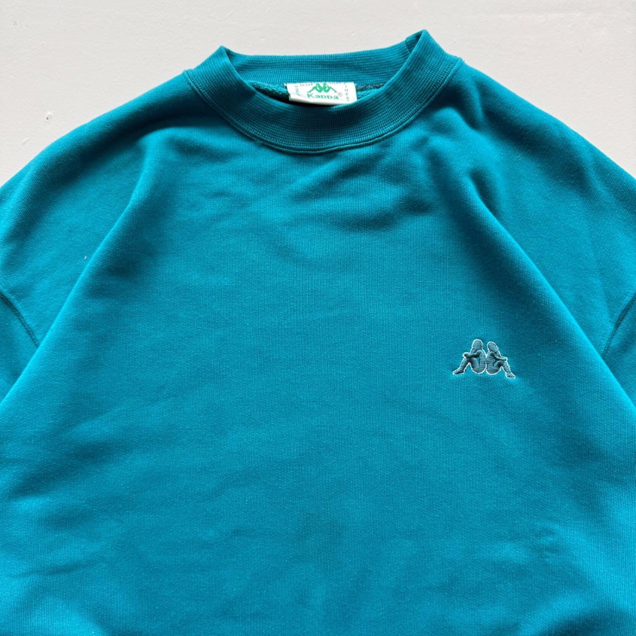 Light Blue Kappa 90's Deadstock Graphic Sweatshirt - XL