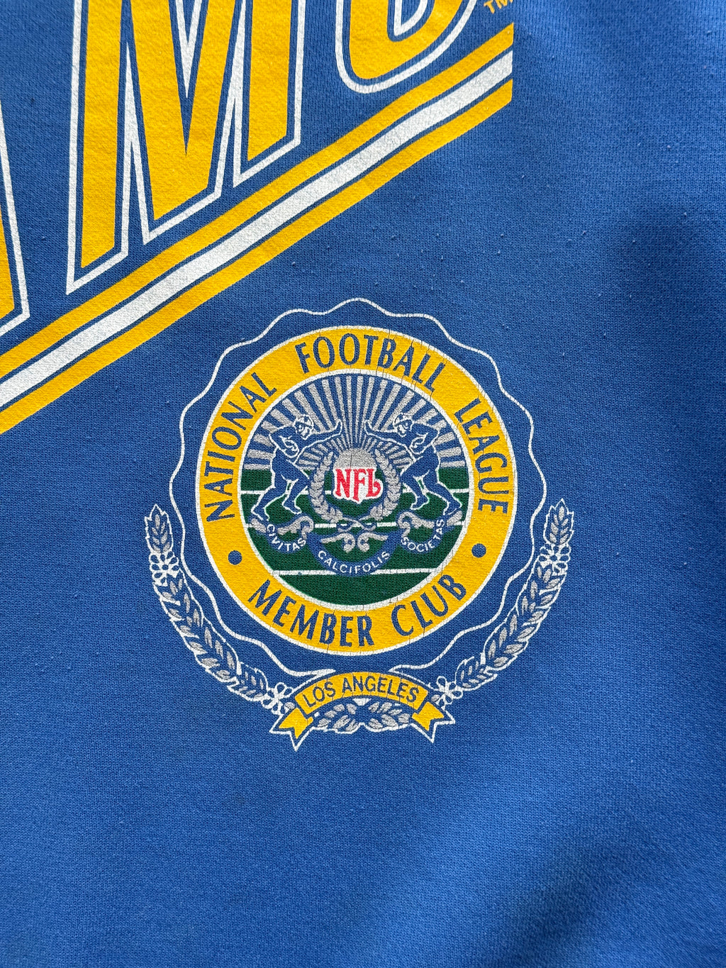 Home Team Advantage LA Rams NFL 90's Vintage Sweatshirt - Medium