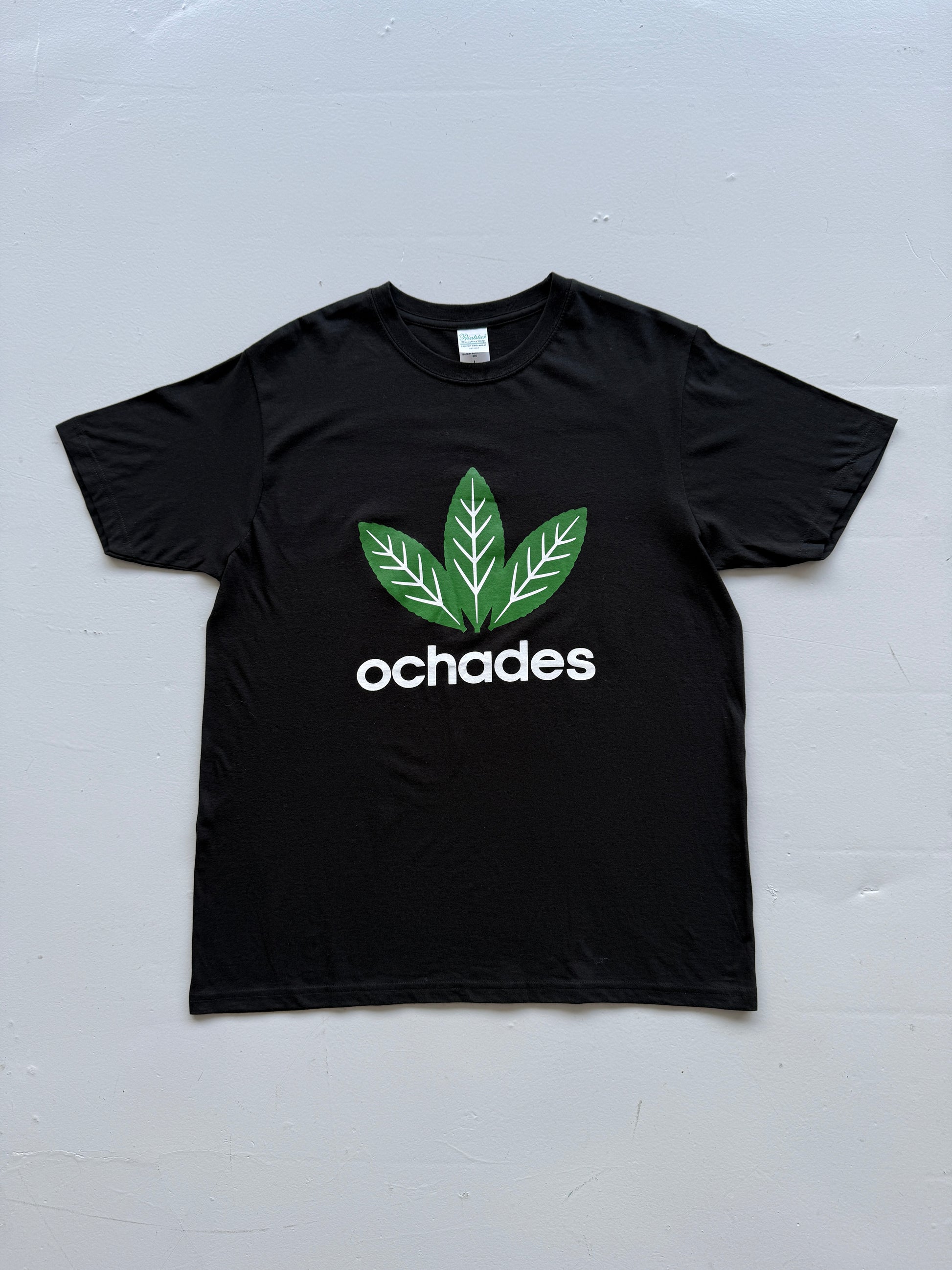 Black Ochades Adidas Style Novelty Japanese Tea Tshirt - Large
