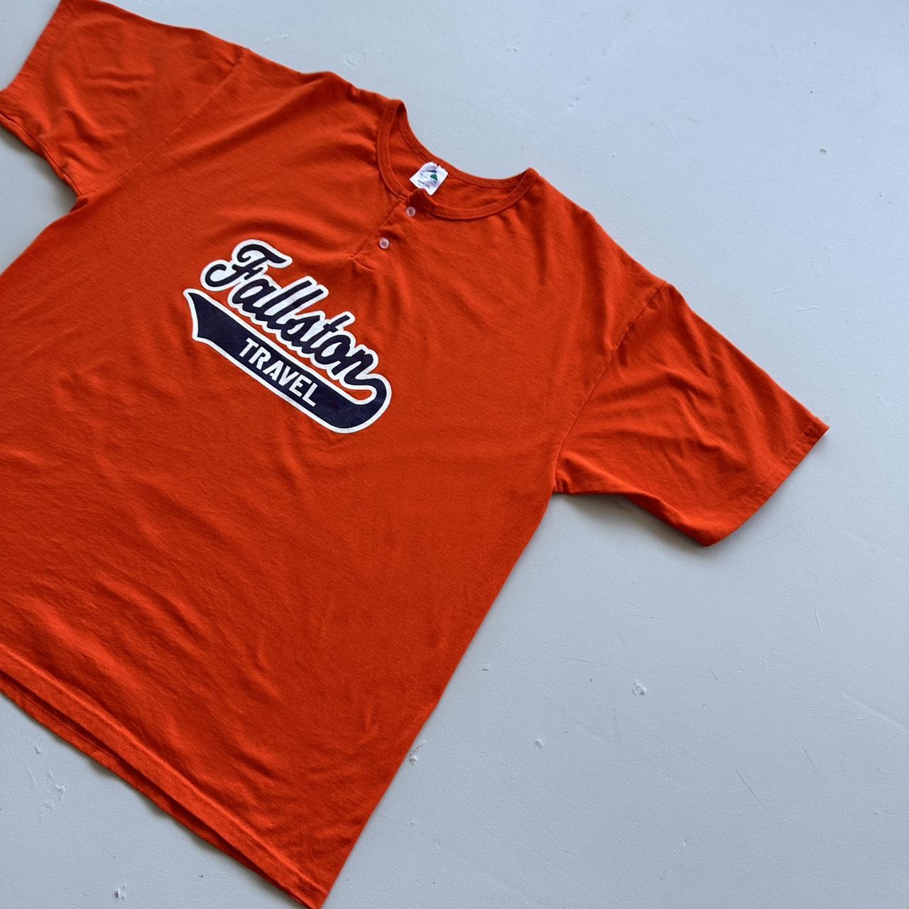 Orange Fallston Baseball 90s Vintage T-shirt - 2XL