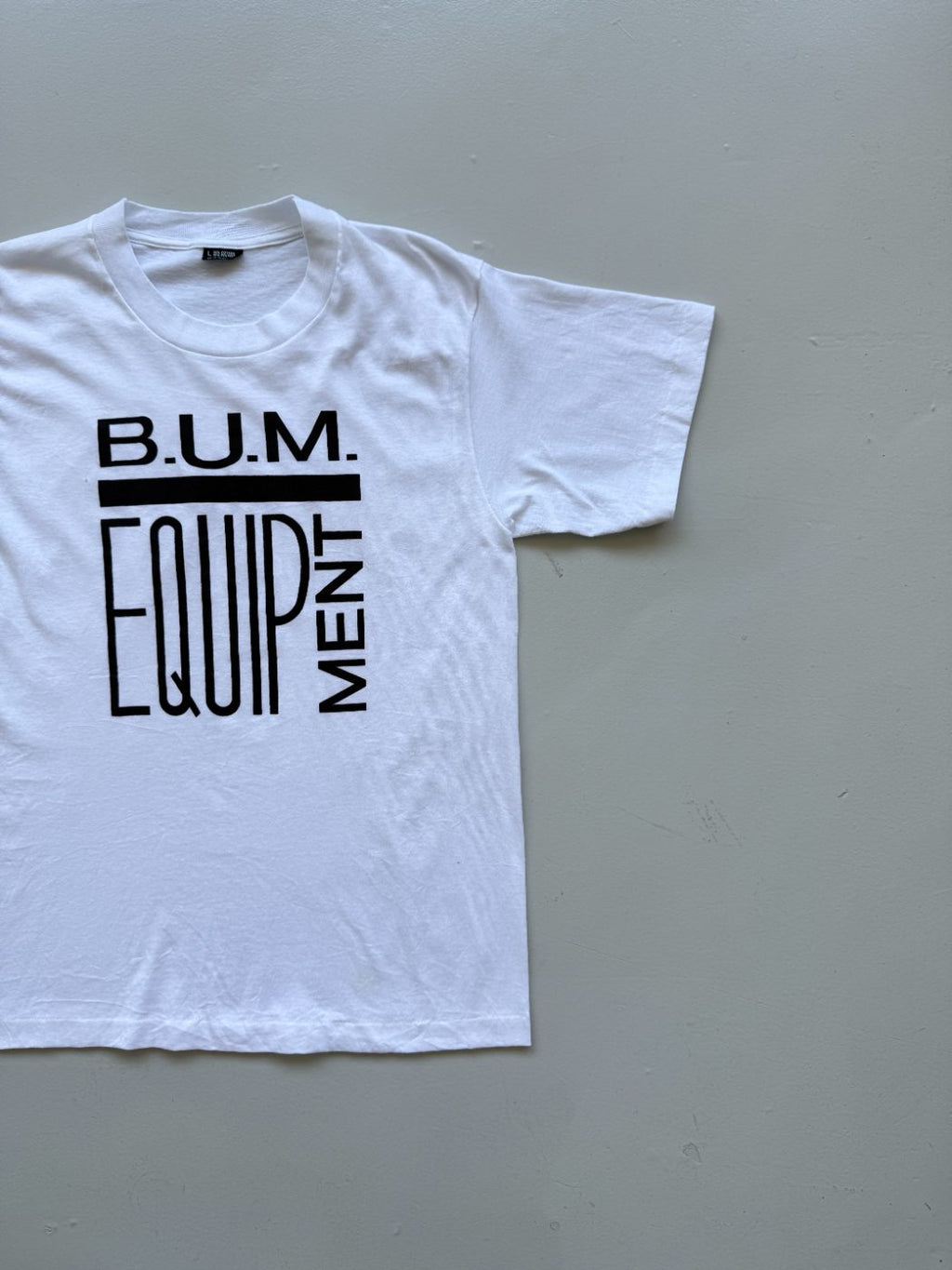 B.U.M. Equipment Single Stitch 90's Vintage T-Shirt - Large