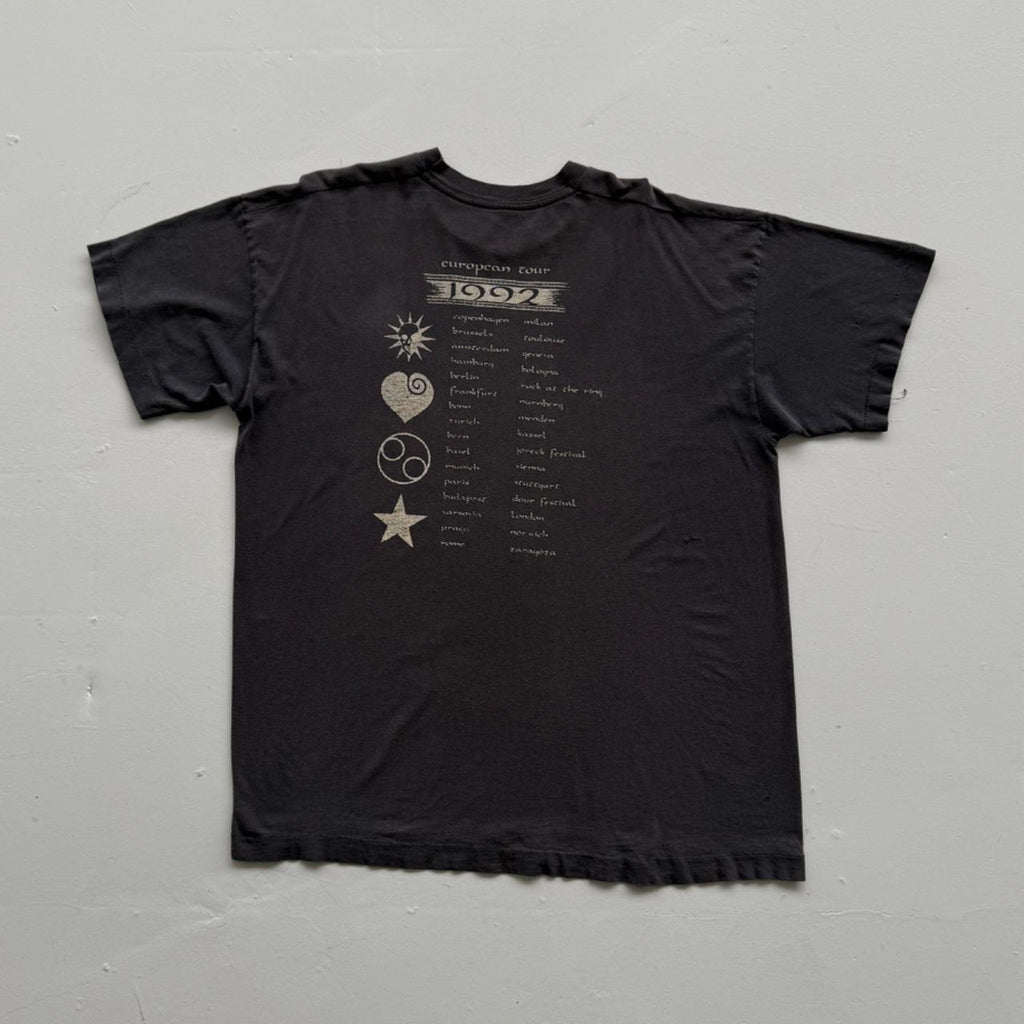 Faded Black Heroes Del Silencio 90s Vintage Graphic T-Shirt - XL