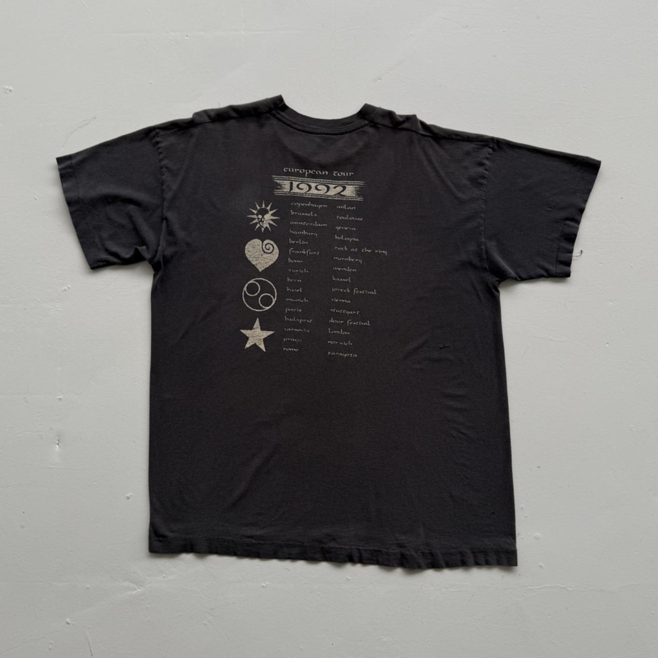 Faded Black Heroes Del Silencio 90s Vintage Graphic T-Shirt - XL