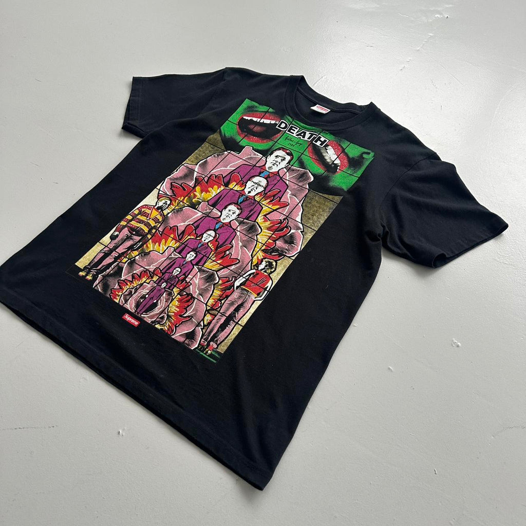 Black Supreme Gilbert & George Graphic T-Shirt - Large