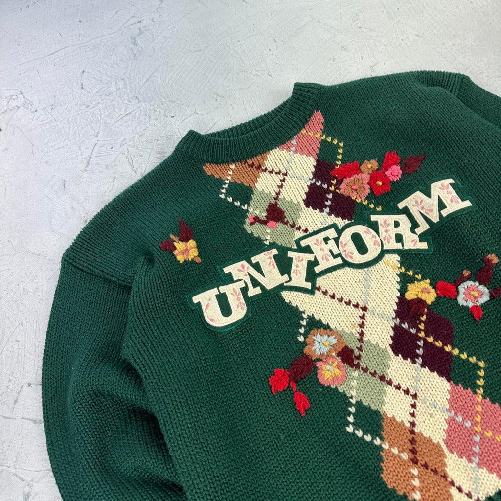 Uniform 90's Knitted Sweatshirt - Medium