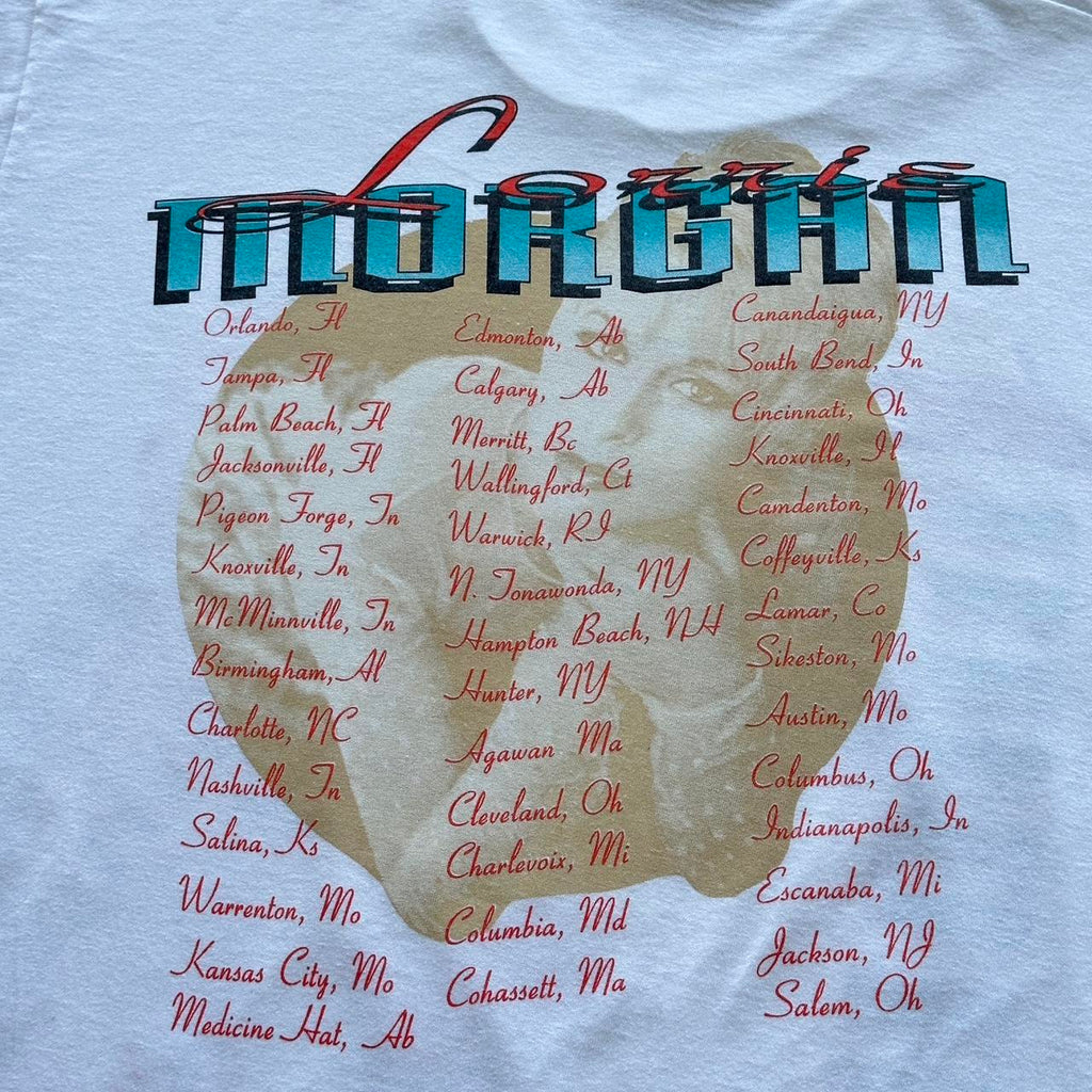White Lorrie Morgan Vintage 90s Tour T-shirt - XL