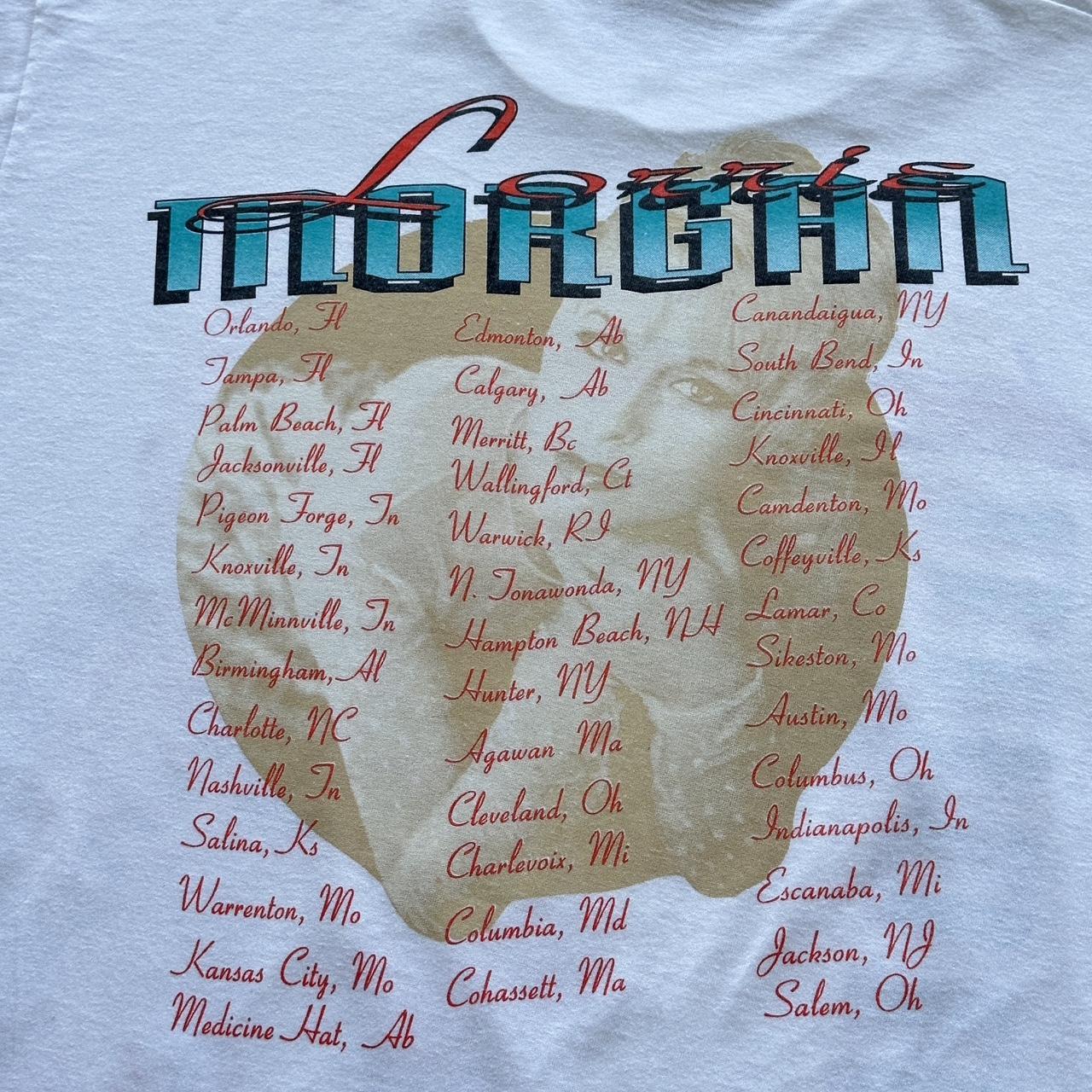 White Lorrie Morgan Vintage 90s Tour T-shirt - XL