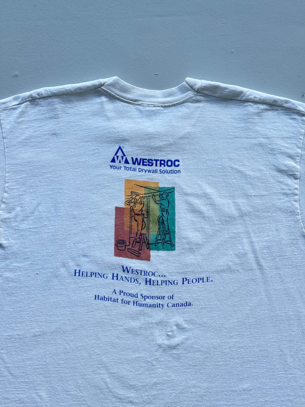 Fruit of the Loom Habitat for Humanity Canada Ed Schreyer Work Project '95 Vinta
