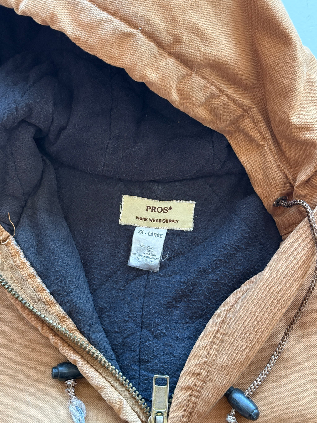 Tan Workwear Supply 90's Vintage Canvas Active Jacket - 2XL